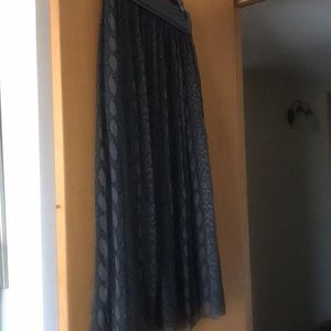 Grey/black skirt